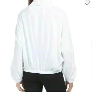 Zara Women's White Bomber Jacket